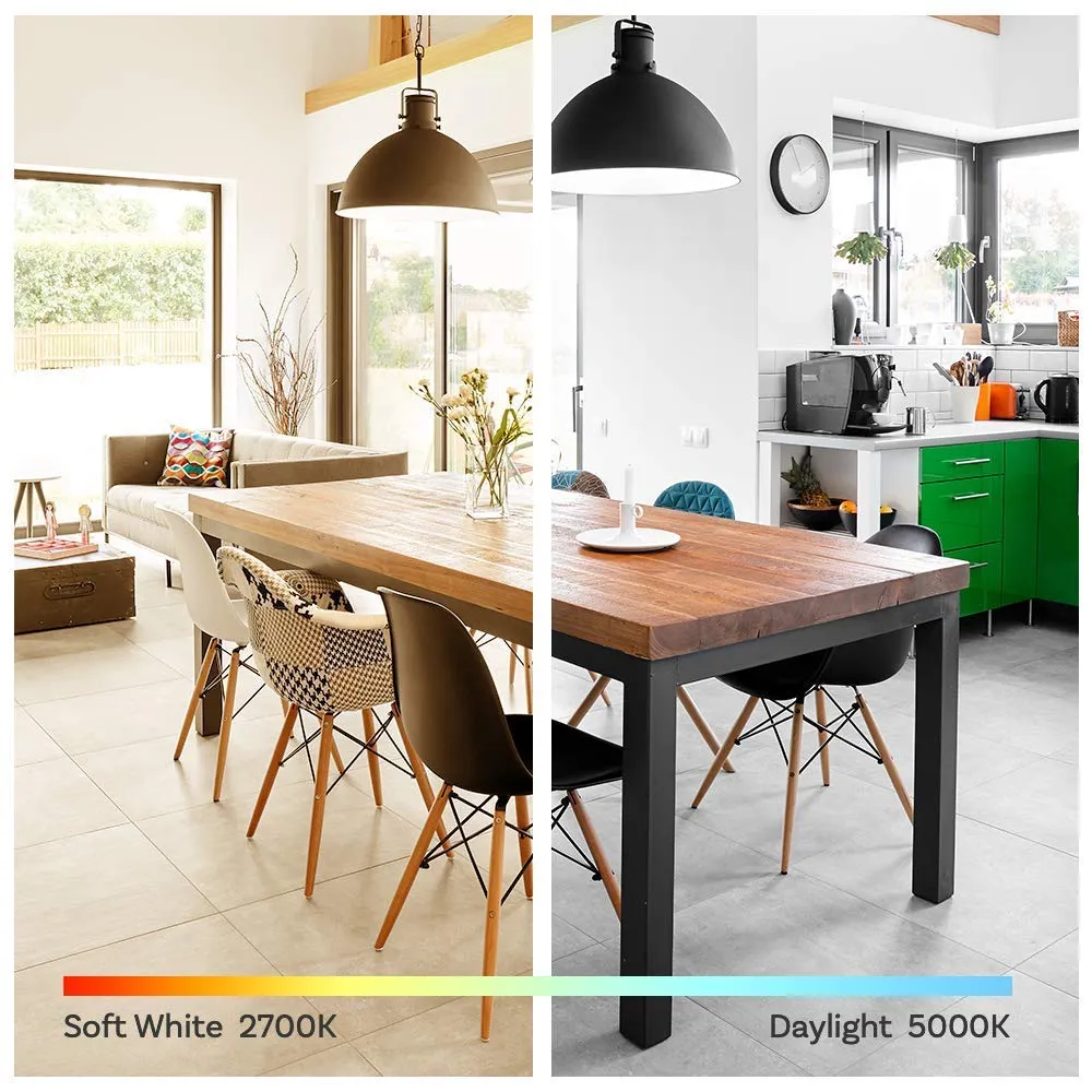 Amazon Basics A19 Dusk to Dawn Sensor LED Outdoor Light Bulb, 60W Equivalent, Energy-Efficient 9W, Daylight White, 2700K, E26 Base, 10,000 Hours, 2 Count (Pack of 1)