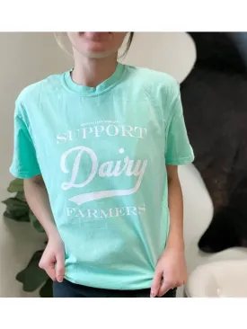 American Farm Company Support Dairy Farmers Graphic Tee