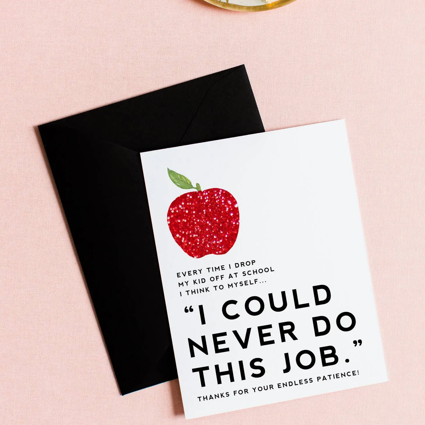 BACK TO SCHOOL TEACHER THANK YOU CARD