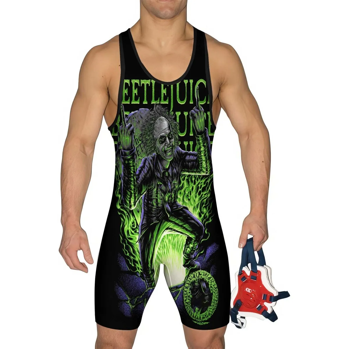 Beetlejuice Is Back Wrestling Singlets