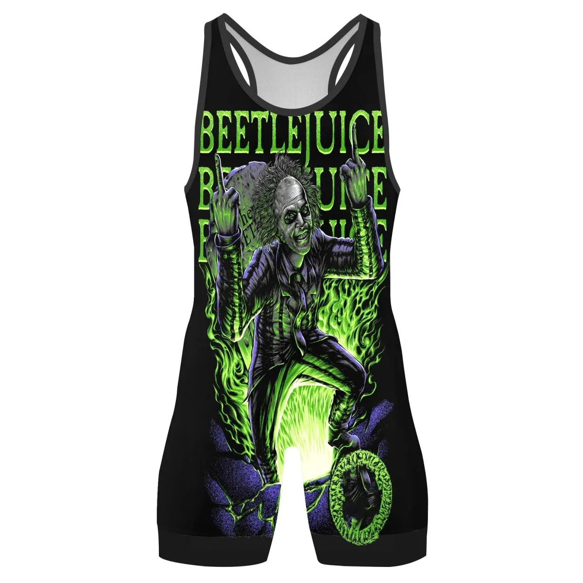 Beetlejuice Is Back Wrestling Singlets