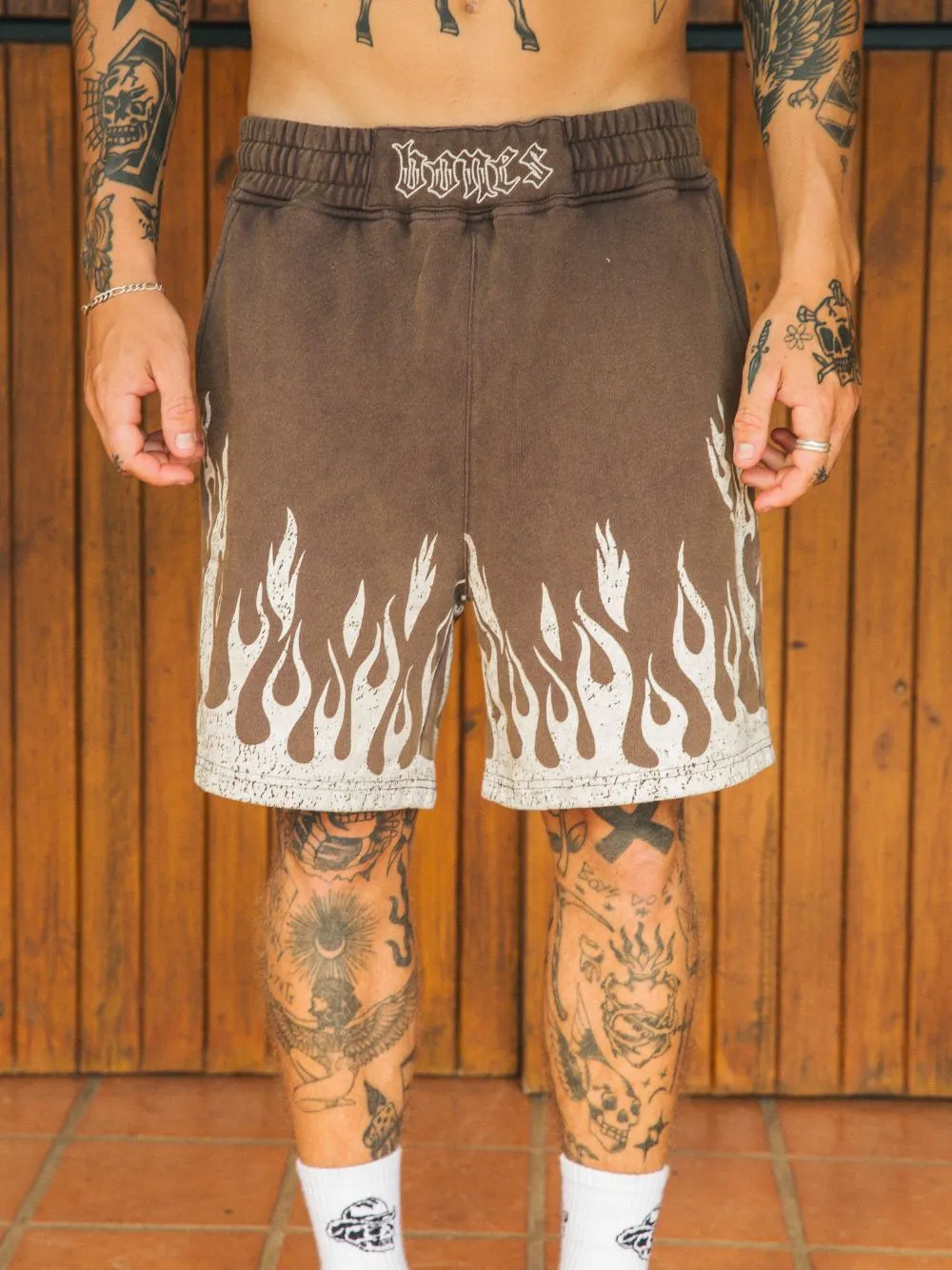 Burner Jersey Shorts - Washed Brown