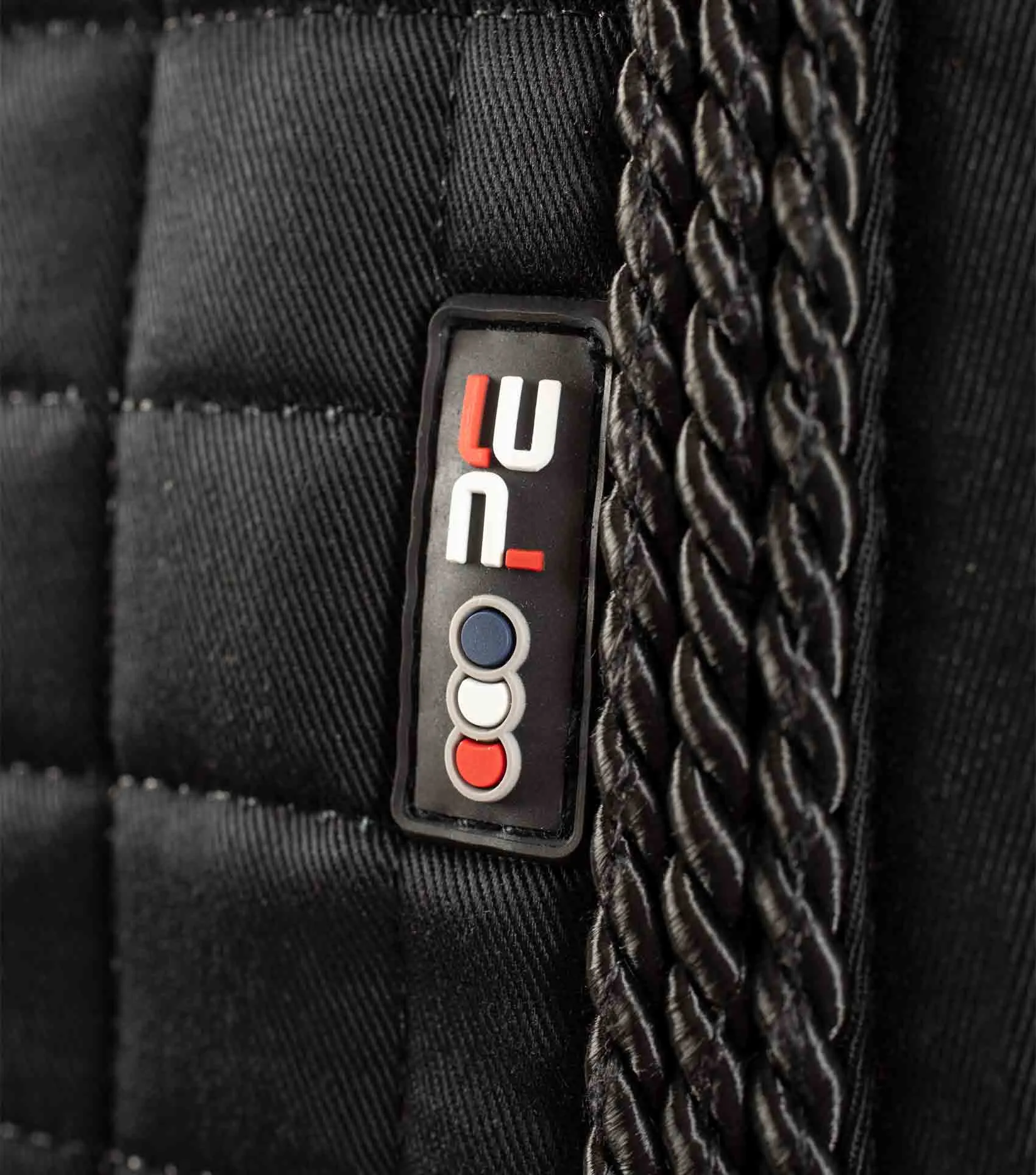 Close Contact European Cotton Saddle Pad - GP/Jump Square Black