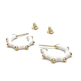 ENAMEL DOT HOOP