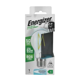 Energizer GLS E27 LED Bulb - 3.8w - 6500K- 806lm