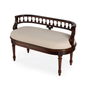 Hathaway 37" Upholstered Bench in Dark Brown  2625024