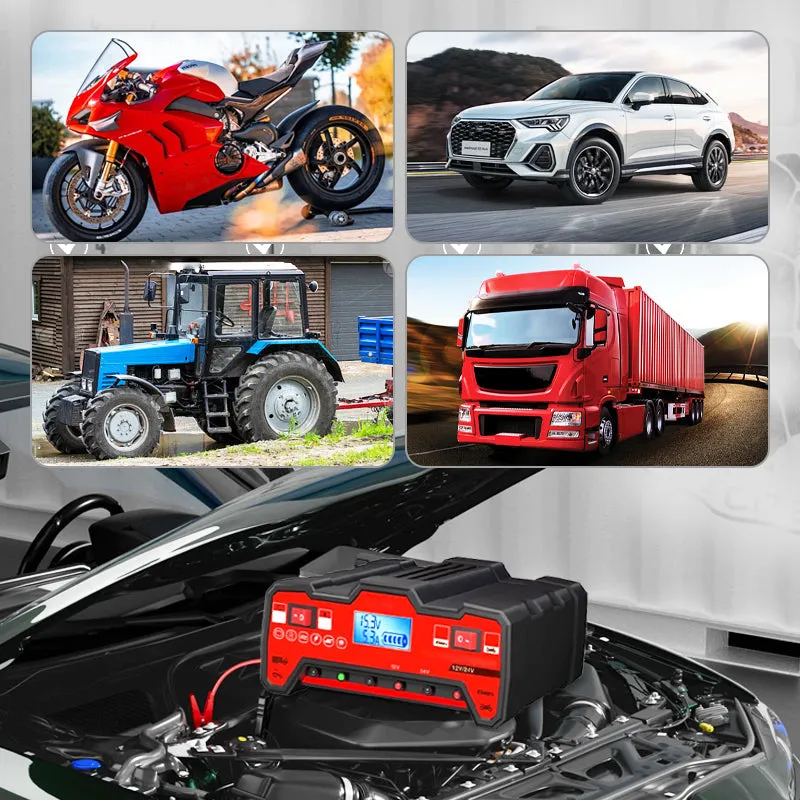 Hot Sale 49% OFFAutomotive Intelligent Pulse Repair Battery Charger