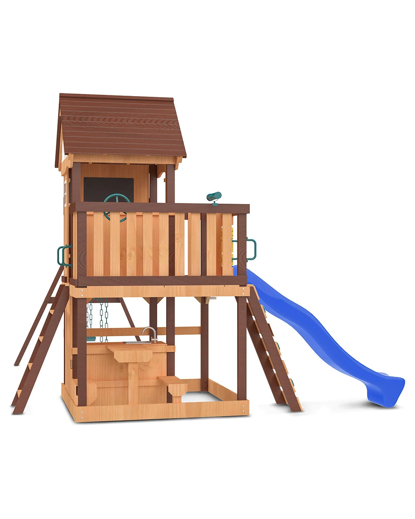 Lifespan Kids Coventry Play Centre Set with 2.2m Blue Slide