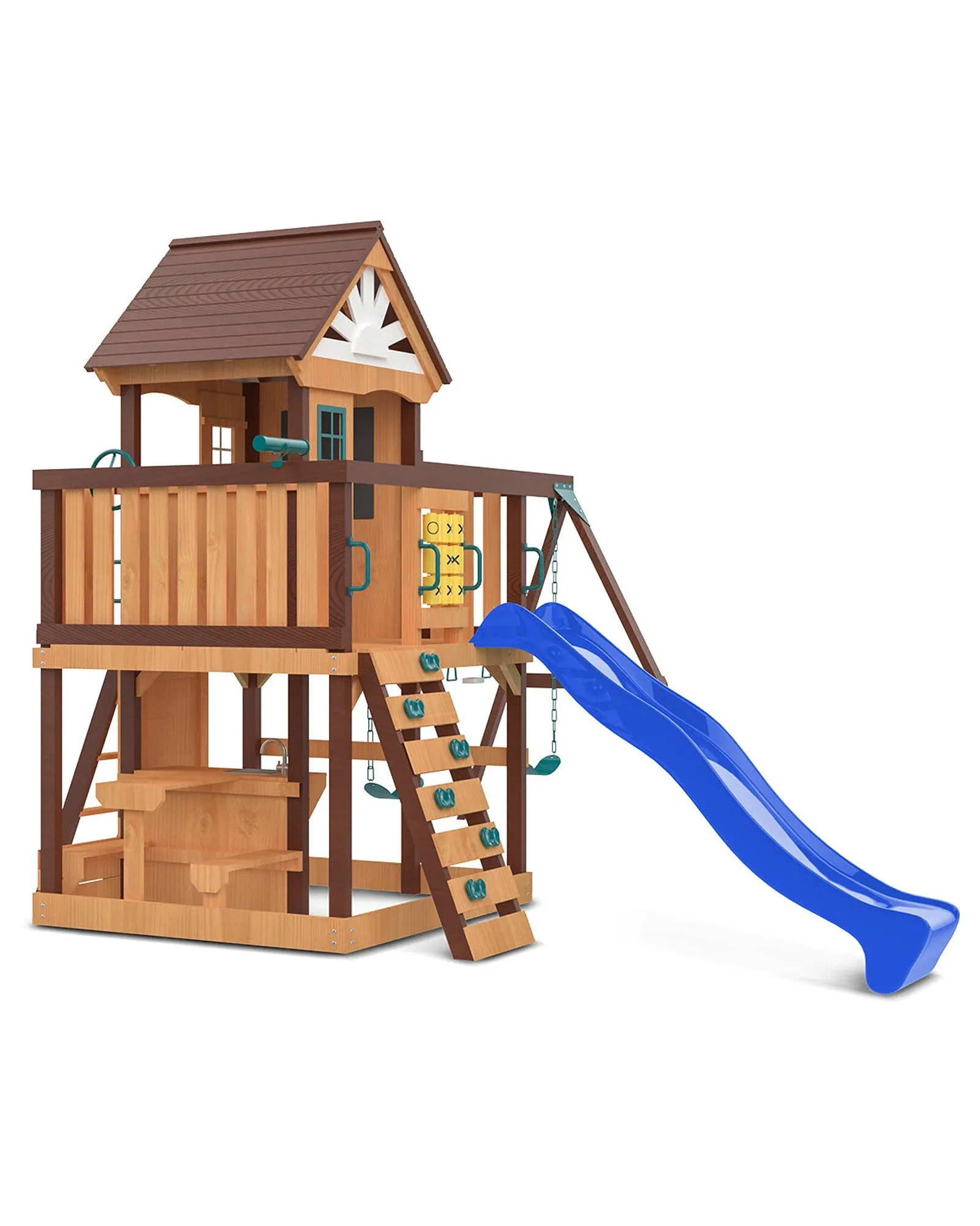 Lifespan Kids Coventry Play Centre Set with 2.2m Blue Slide