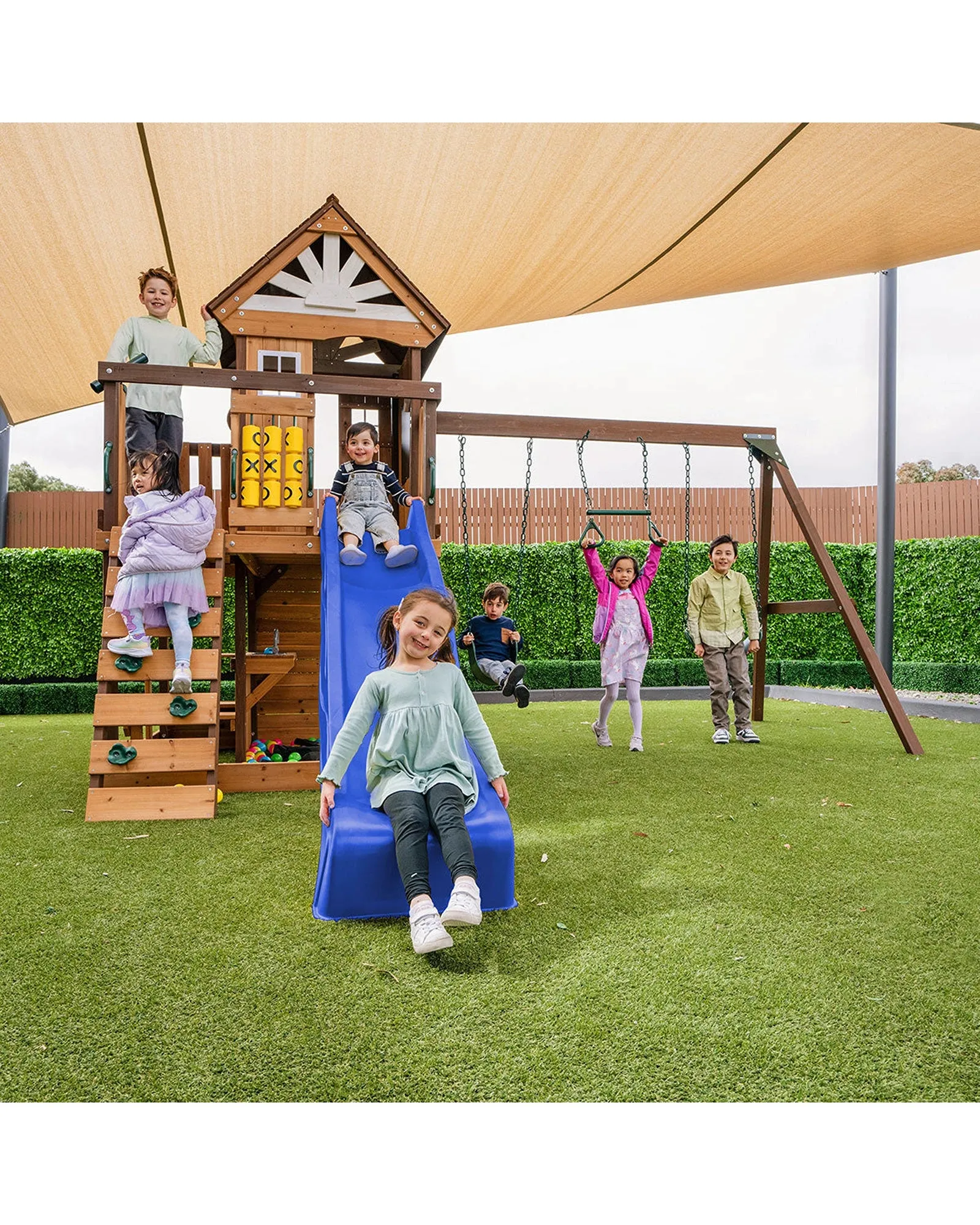 Lifespan Kids Coventry Play Centre Set with 2.2m Blue Slide