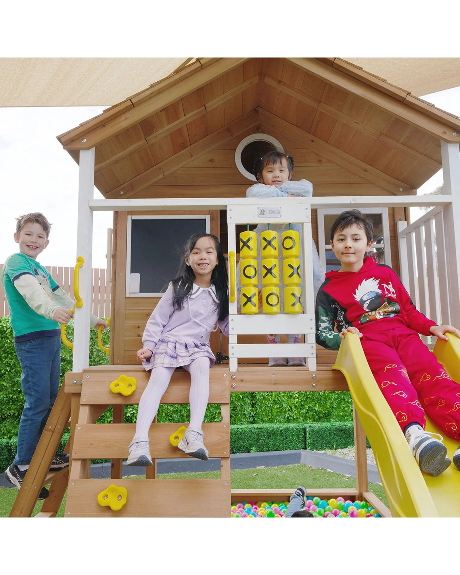 Lifespan Kids Warrigal Cubby House Yellow Slide