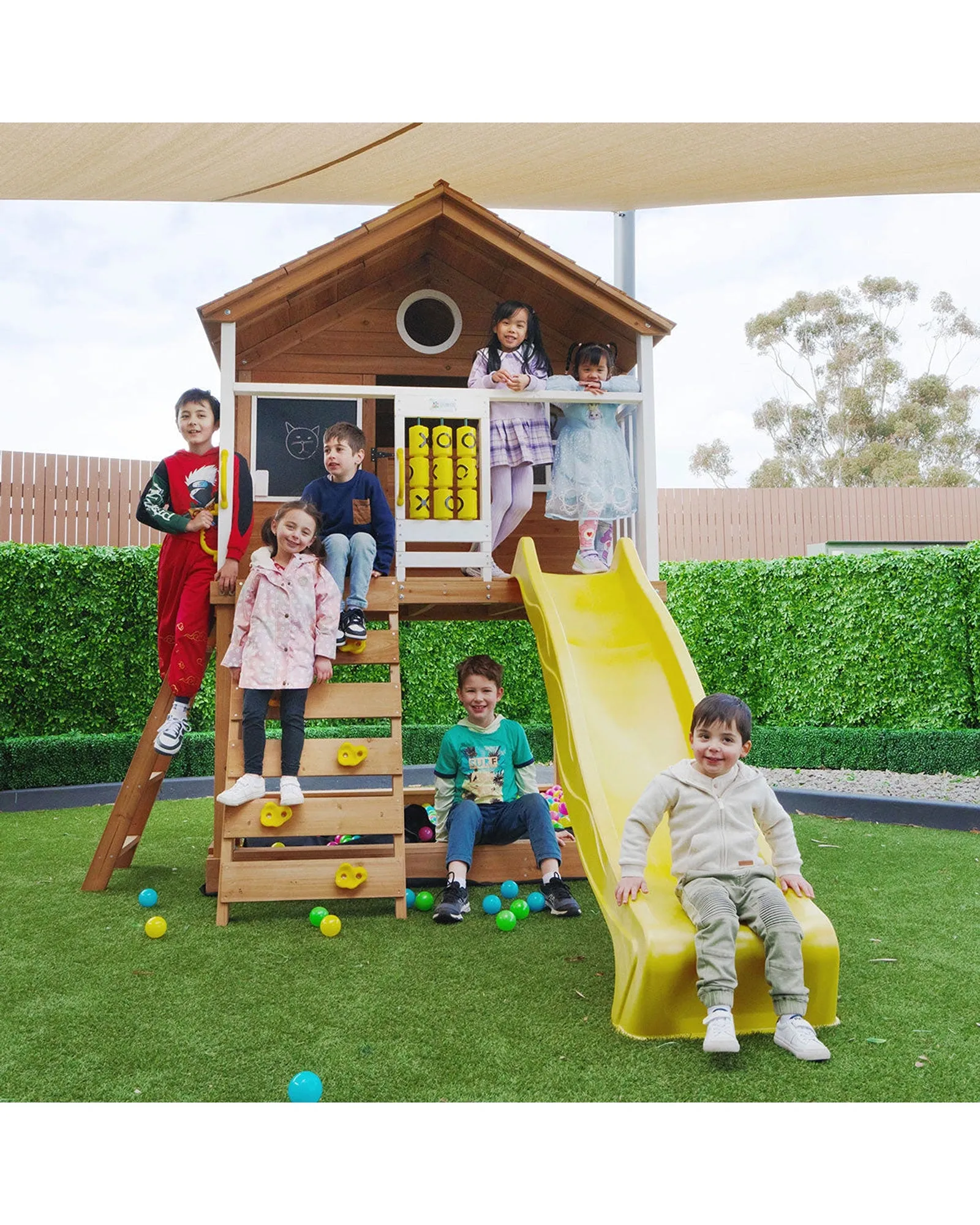 Lifespan Kids Warrigal Cubby House Yellow Slide