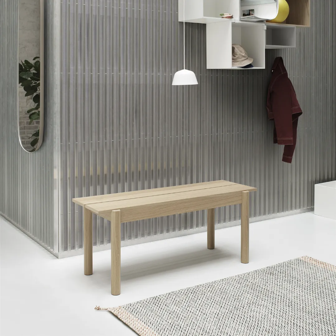 Linear Wood Bench 110 x 34