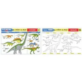 Melissa & Doug Dinosaurs Color A Mat Single