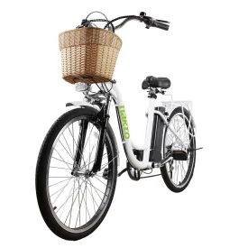 Nakto Camel Women 36V/10Ah 350W Cruiser Electric Bike With Plastic Basket