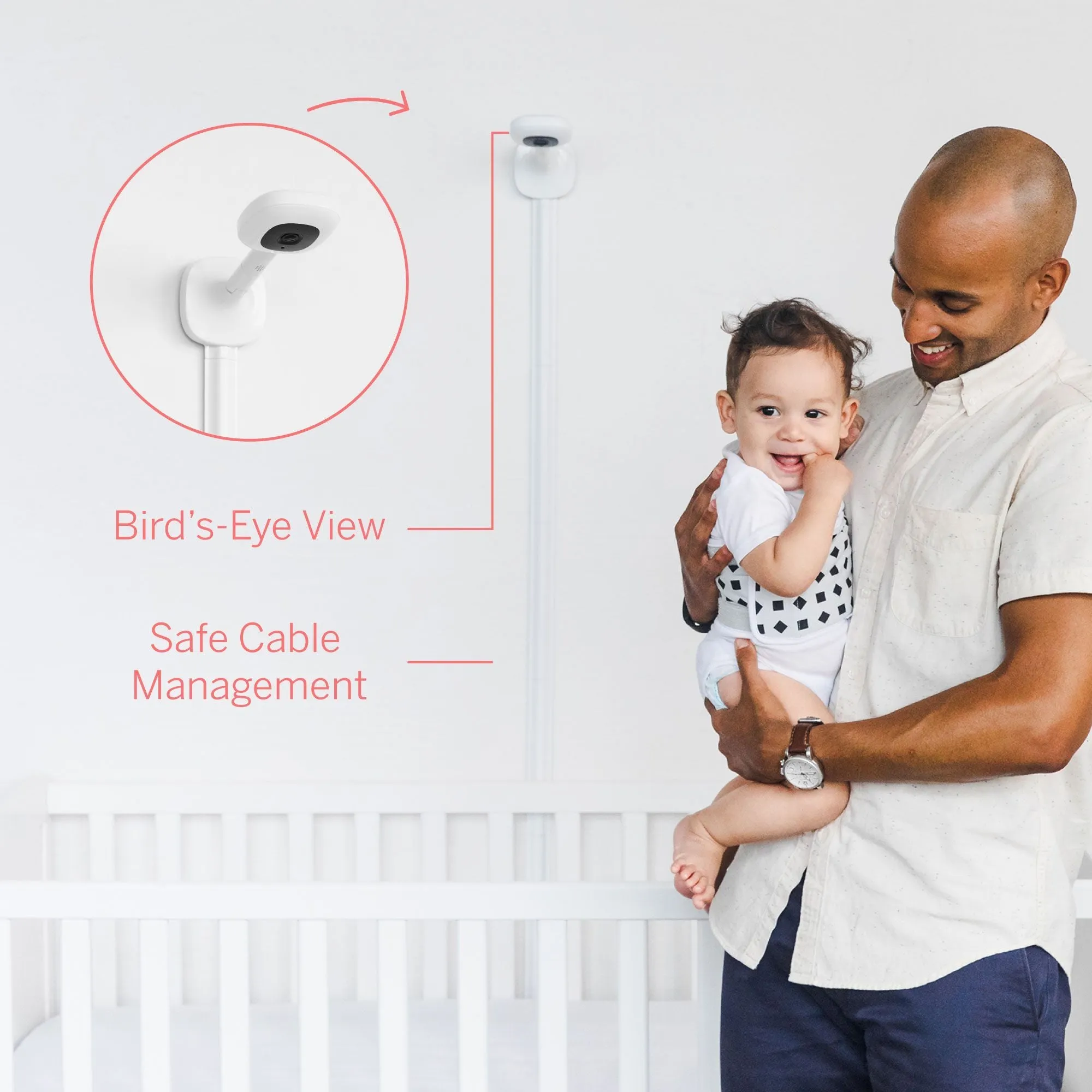 Nanit Pro Smart Baby Monitor   Wall Mount