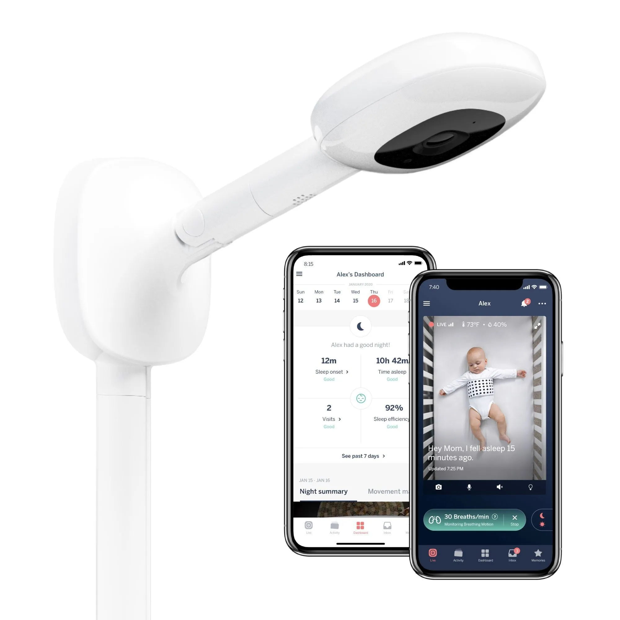 Nanit Pro Smart Baby Monitor Wall Mount