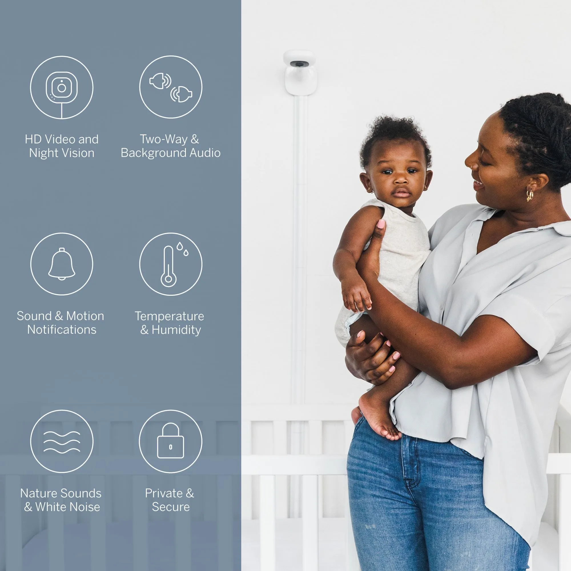 Nanit Pro Smart Baby Monitor Wall Mount