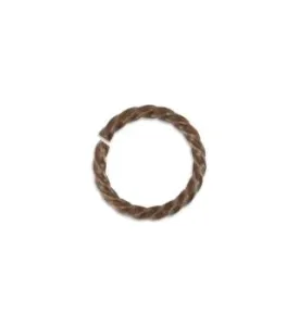 Roped-coiled Jump Rings- Vintaj Natural Brass-