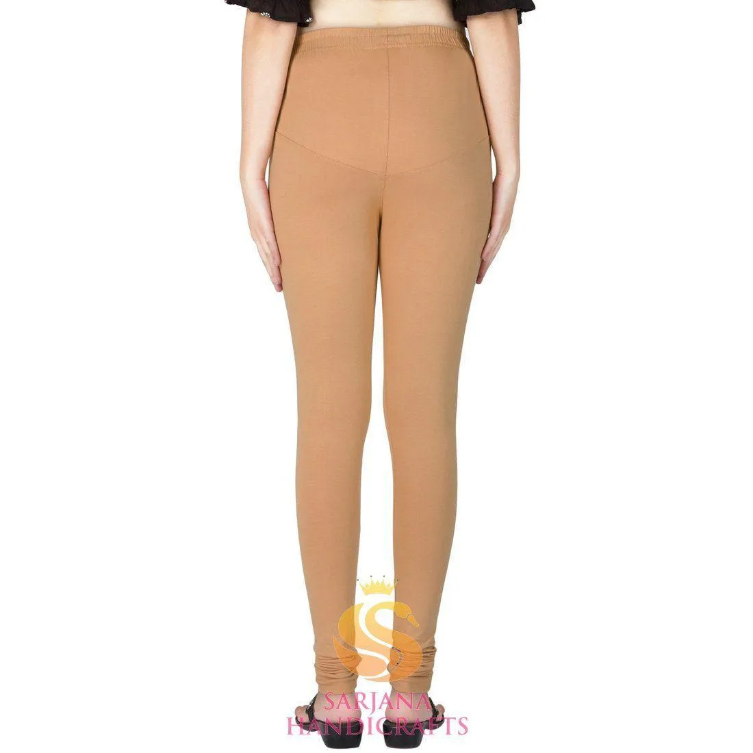 SARJANA Women Cotton Authentic Churidar Leggings Casual Yoga Pants