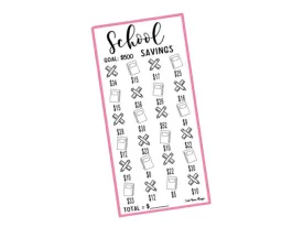 Savings Insert or Cash Envelope | Square | School