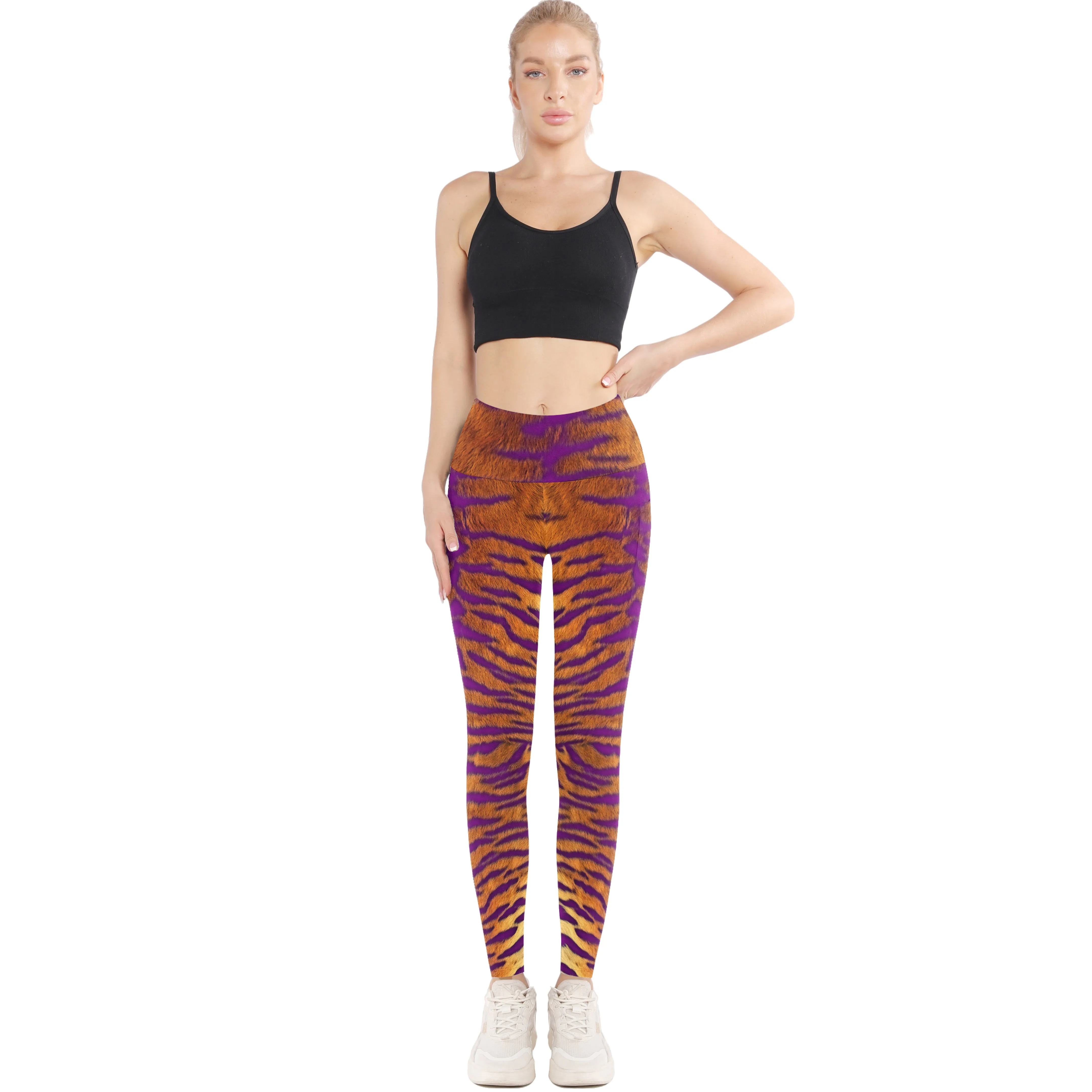 Spandex Leggings Adult - Tiger Stripes
