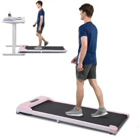 Under Desk Treadmill - Slim Portable Walking Pad for Home Office Exercise with Remote Control & LCD Display, Easy Storage Under Sofa