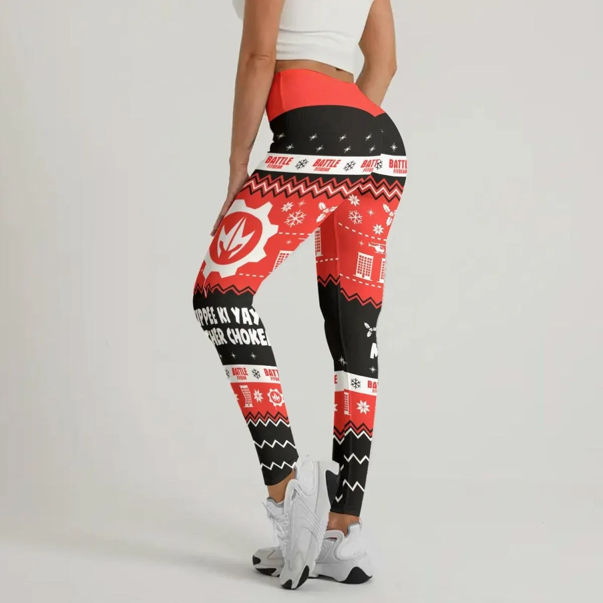 Yippe Ki-Yay Mother Choker Leggings