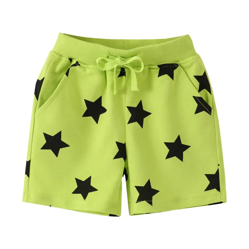 Zeebread Summer Boys Girls Shorts Drawstring Stars Print Toddler Trousers Short Pants Baby Clothes Hot Selling Kids Pant