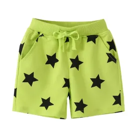 Zeebread Summer Boys Girls Shorts Drawstring Stars Print Toddler Trousers Short Pants Baby Clothes Hot Selling Kids Pant