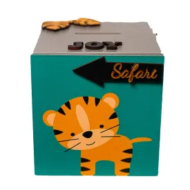 Zooplay Jungle Safari Theme Piggy Bank