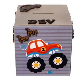 Zooplay Monster Truck Theme Piggy Bank