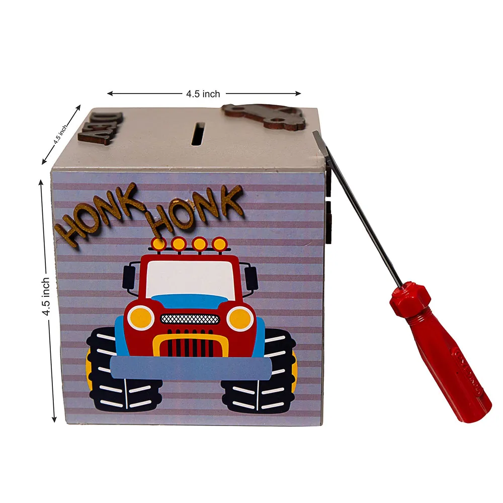 Zooplay Monster Truck Theme Piggy Bank