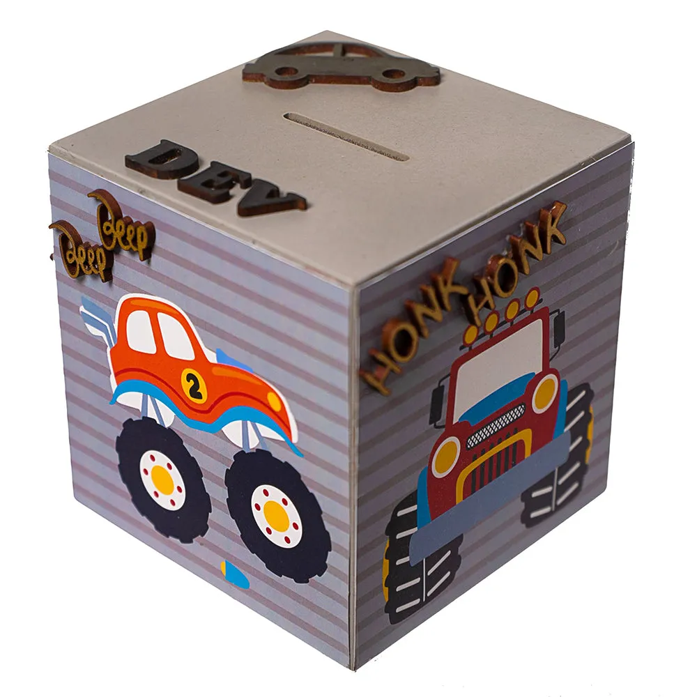 Zooplay Monster Truck Theme Piggy Bank